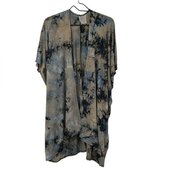 Mauve Tye Dye Oversized Kimono/Midi Duster(Size Small) - Picture 3 of 6
